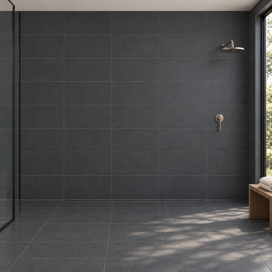 Seattle Nero 12x24 Porcelain Tile Matte