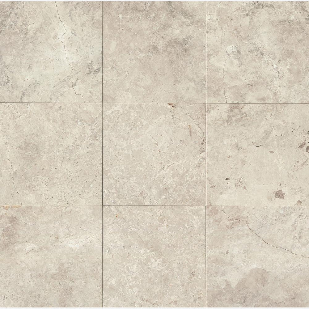 Tundra Gray Marble 12x12 Field Tile Polished & Honed