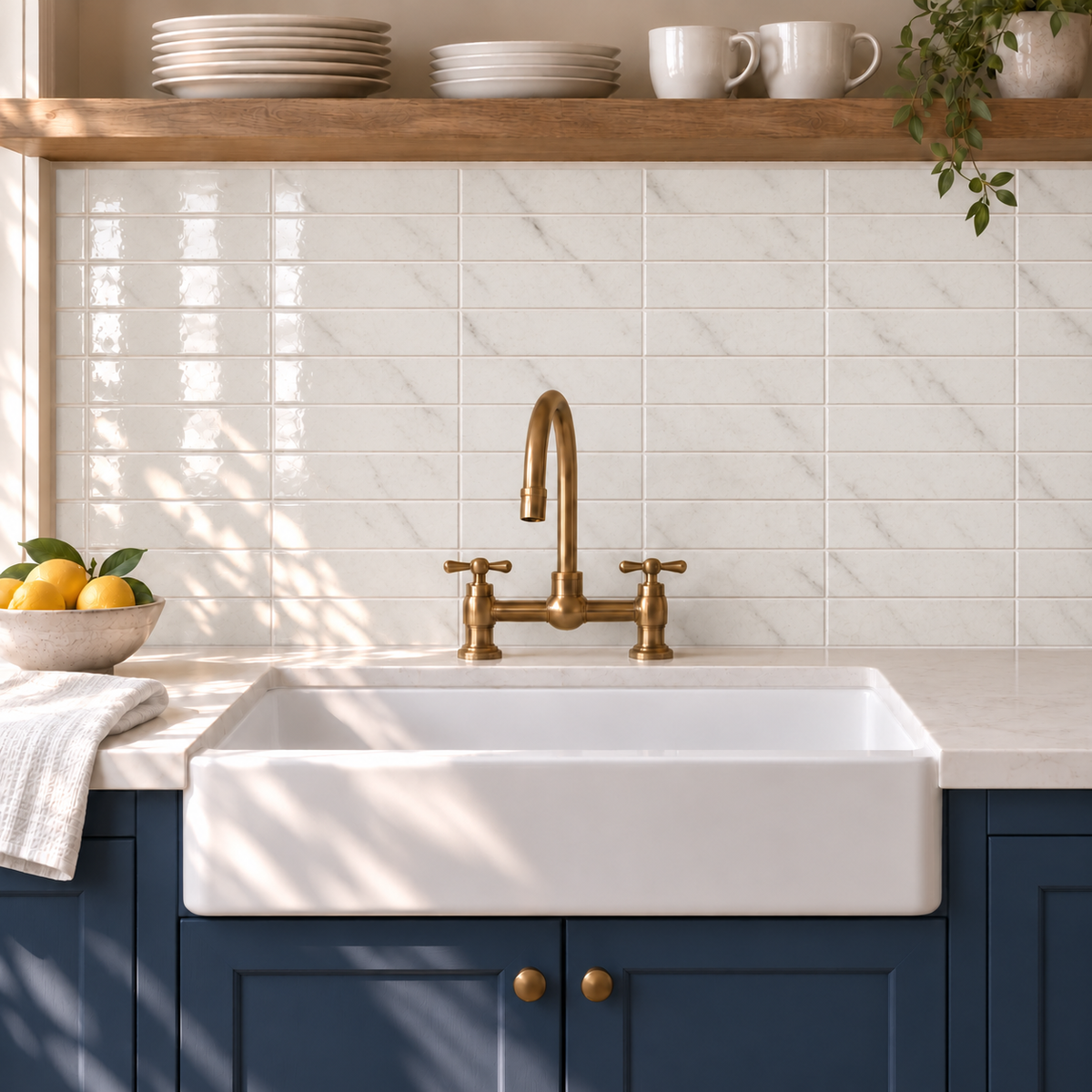seda bianco 2x8 kitchen