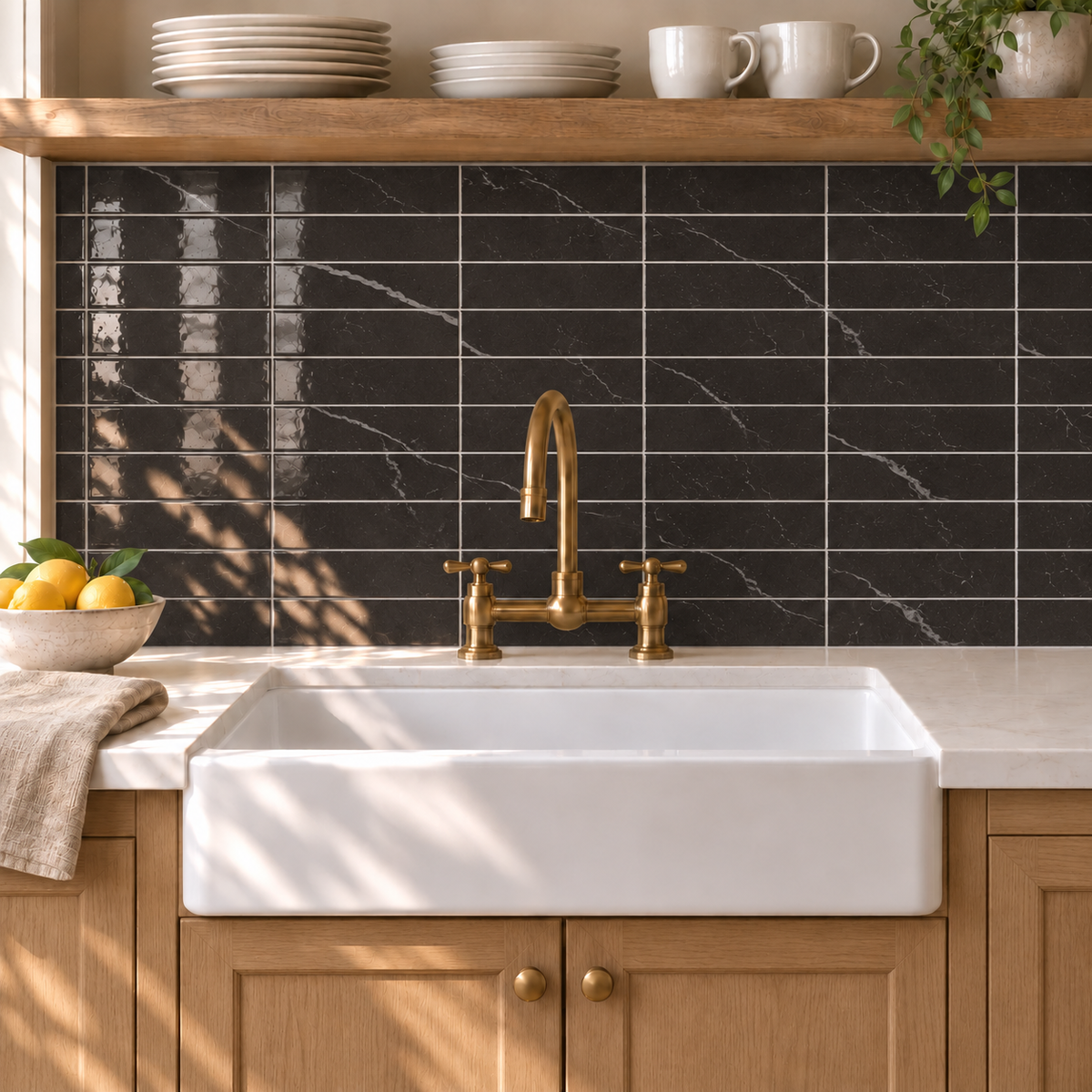 seda nero 2x8 kitchen