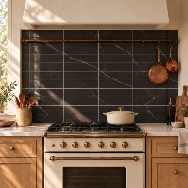Seda Noite 3x12 Ceramic Tile Glossy/Matte