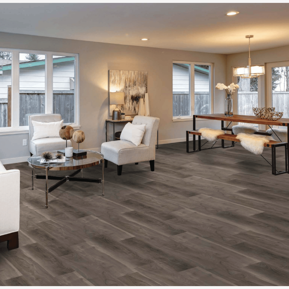 Everwood Smoke 7x48 20MIL Glue Down Luxury Vinyl Plank – Tilezz