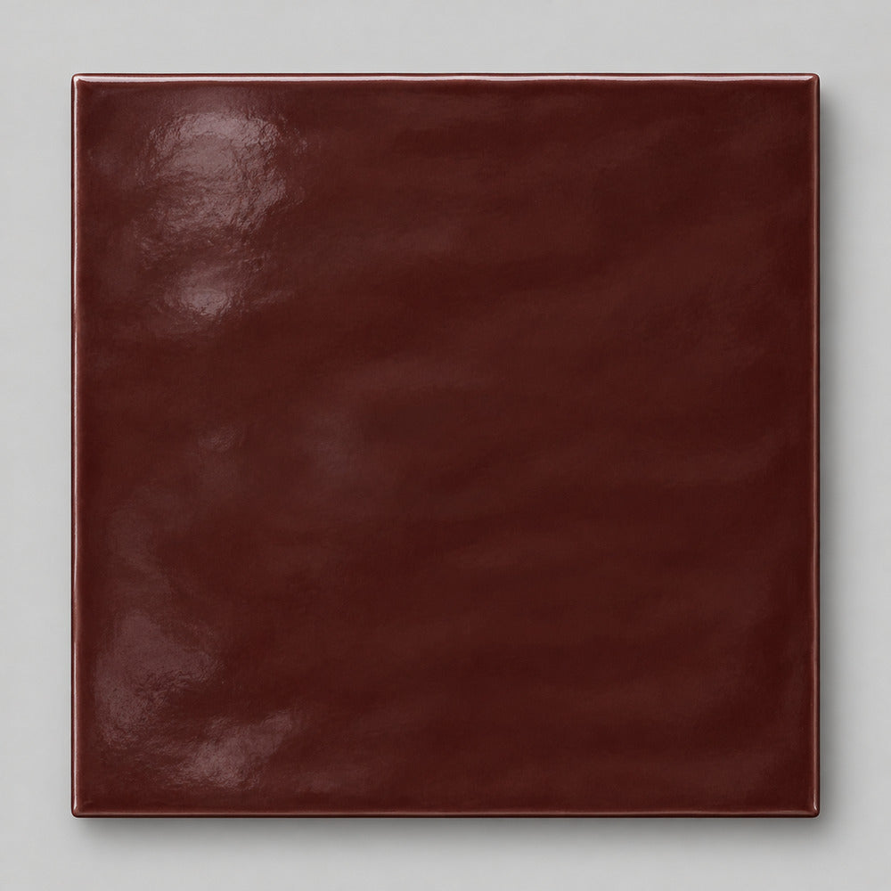 solenne burgundy 6x6 single