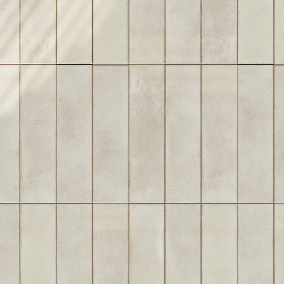 Souk Ivory 2.8x11 Bright Porcelain Tile — installed close-up