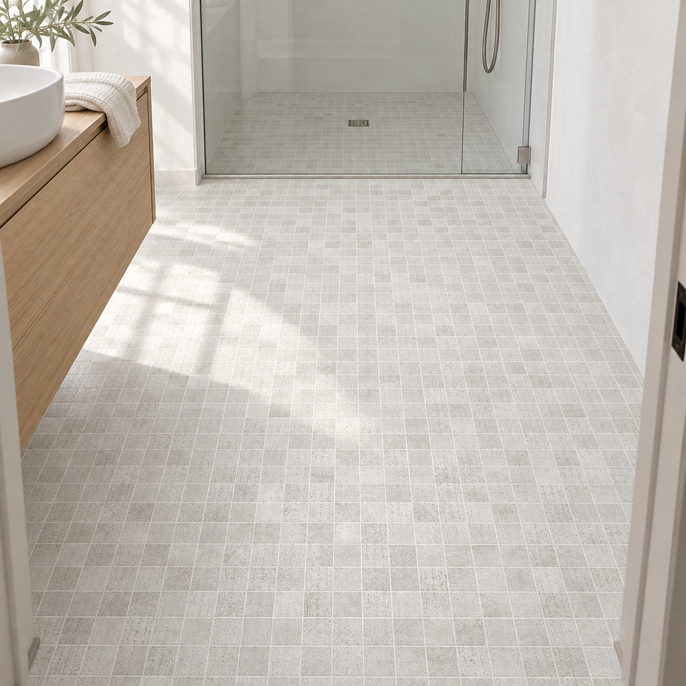 strato blanco mosaic room