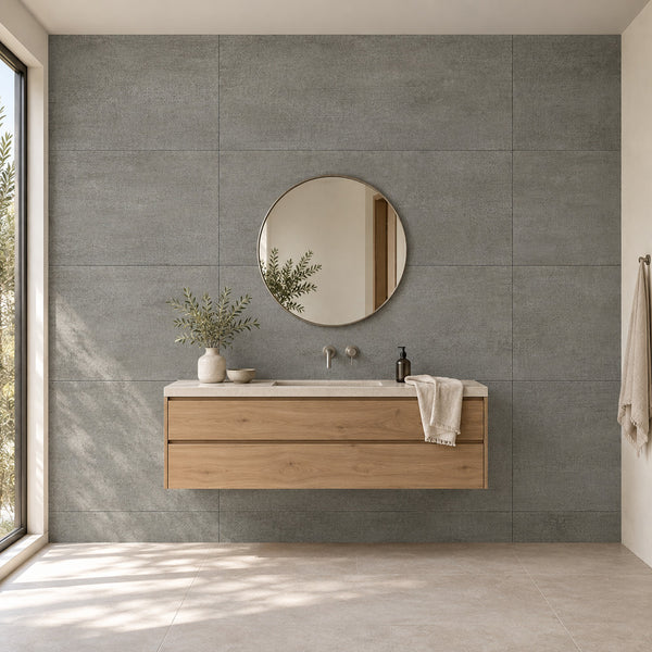 Strato Grafito 24x48 R Porcelain Tile
