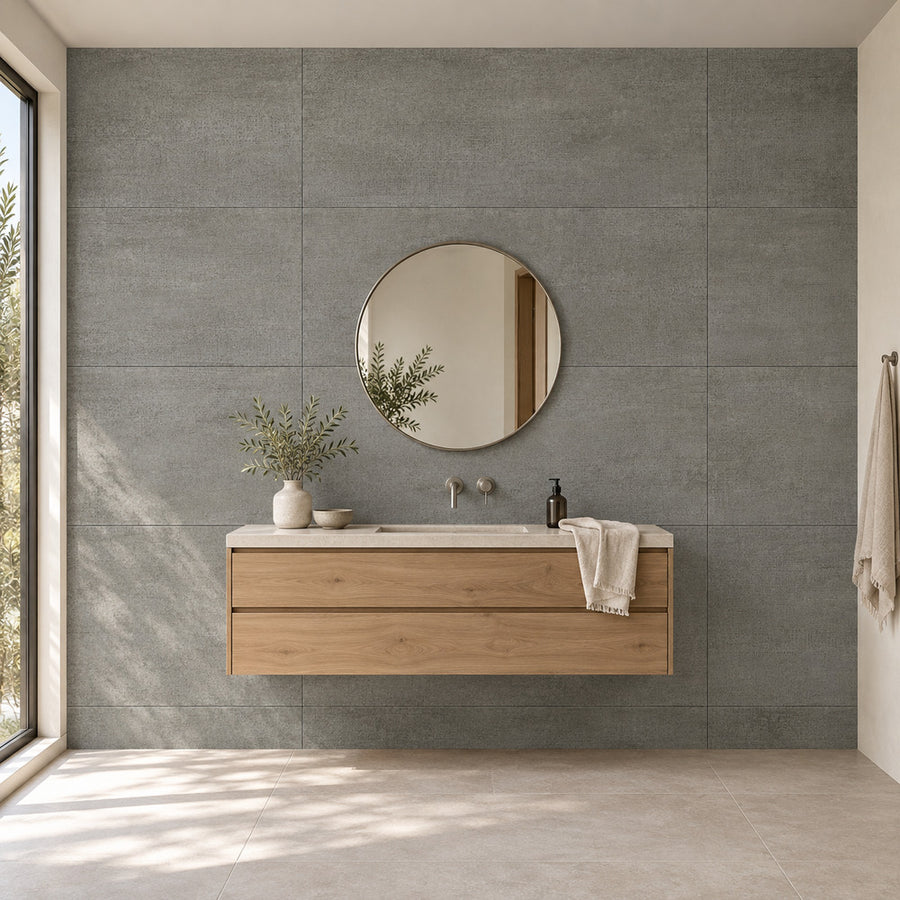 Strato Grafito 24x48 R Porcelain Tile