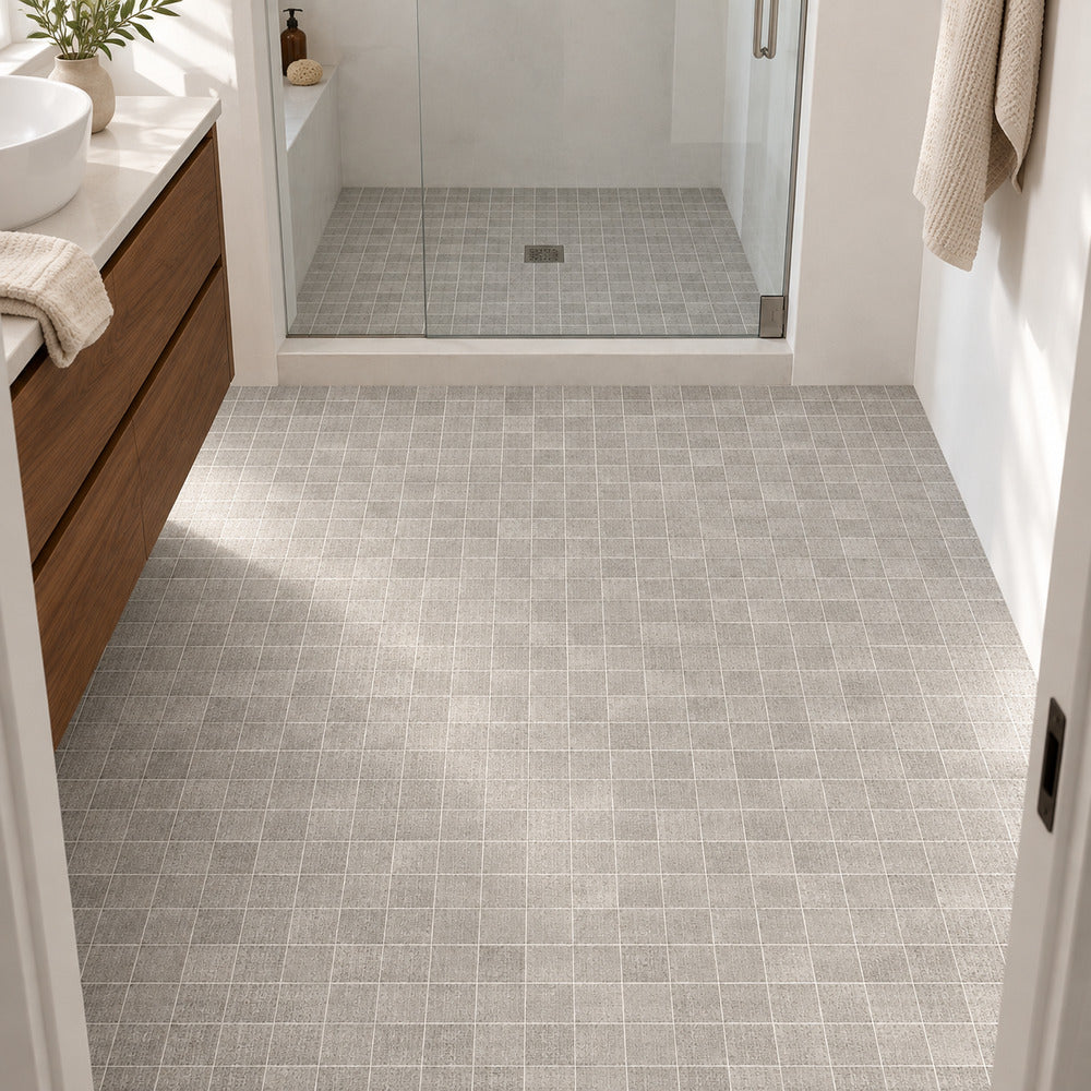 strato gris mosaic room