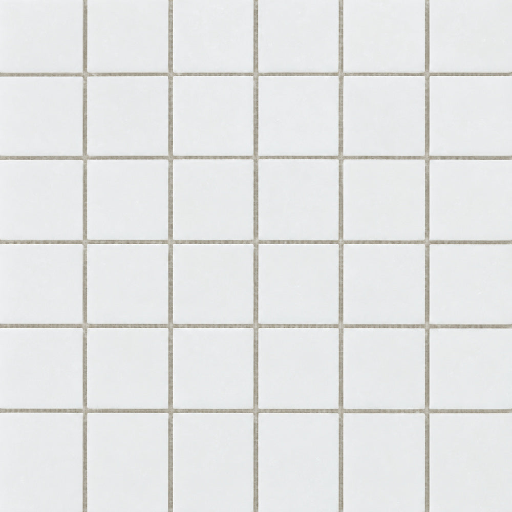 Thassos White 2x2 Polished/Honed Marble Mosaic Tile close-up