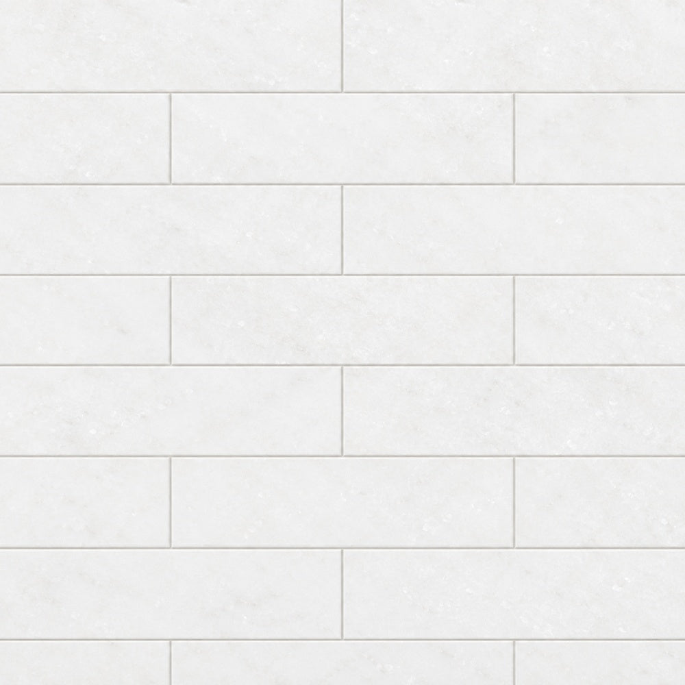 Thassos White 2x8 Polished/Honed Marble Subway Tile close-up
