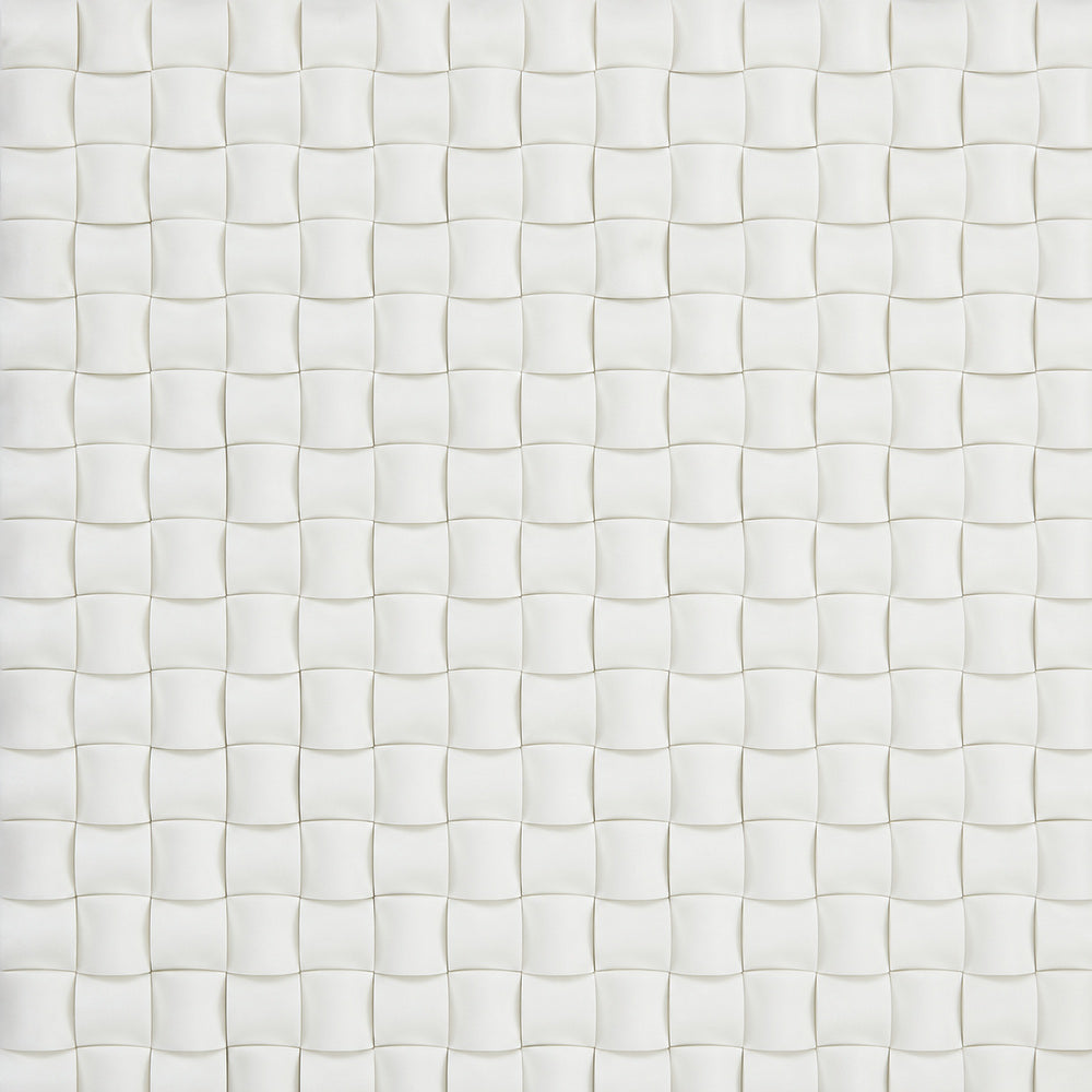 Thassos White 3D Squares 12x12 Polished/Honed Marble Mosaic Tile close-up