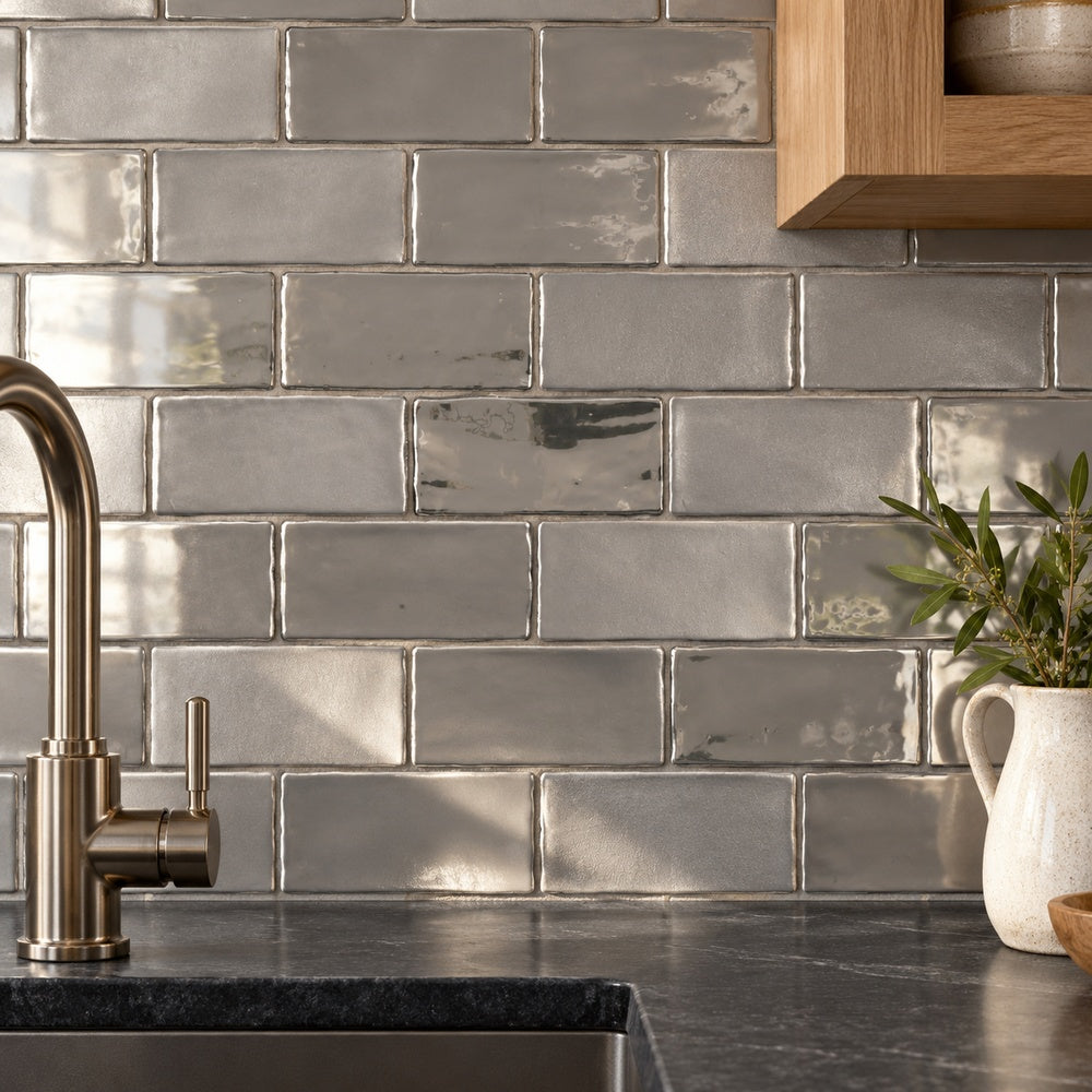 Kaleido Charm 11.8x11.8 Porcelain Mosaic Tile - installation view