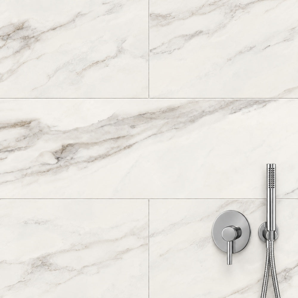 Celeste Lux 12x36 Matte Porcelain Tile — generated installation scene