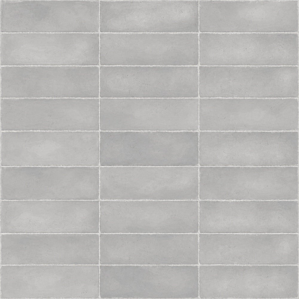 Milare Grigio 3x9 Porcelain Tile — installed close-up