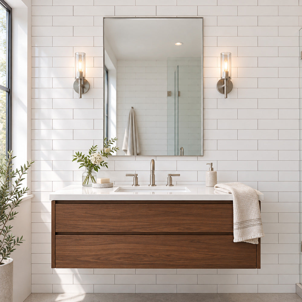 timeless ice white 2x8 ceramic tile room2