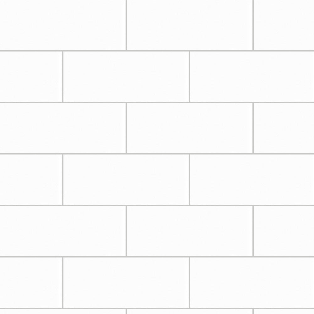 Timeless Ice White 4x10 Ceramic Tile close-up