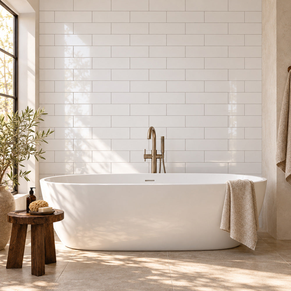 timeless ice white 6x18 ceramic tile room2