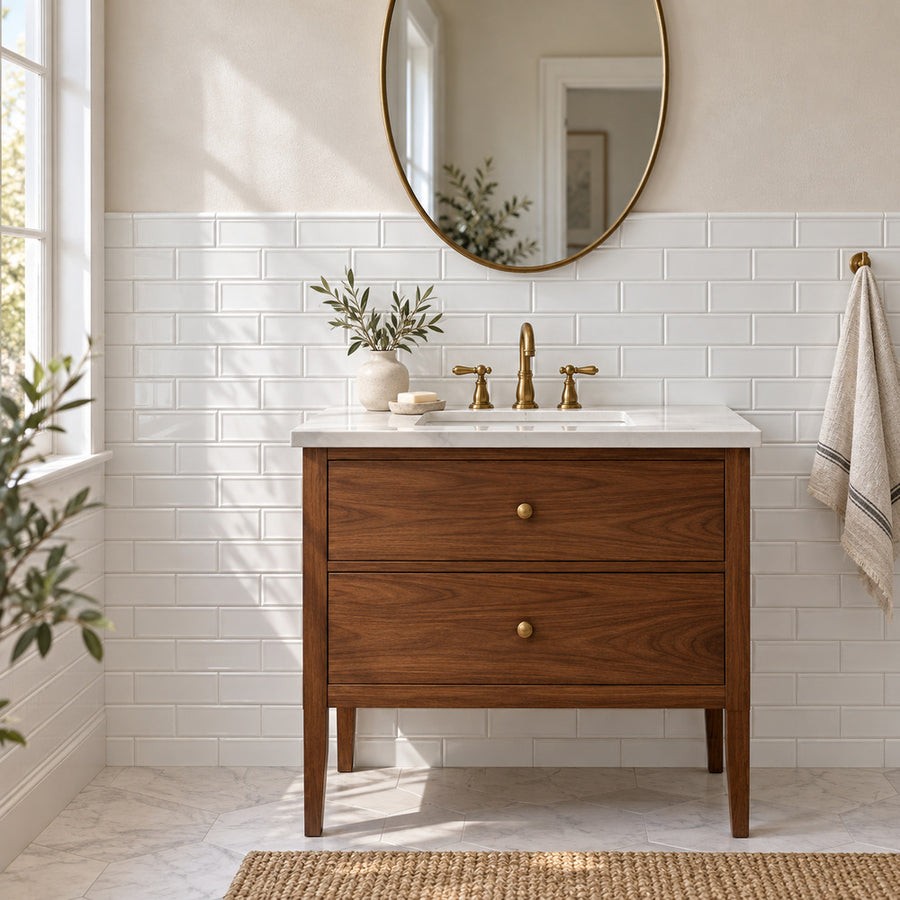 Timeless Ice White Reversed Beveled 3x6 Ceramic Tile