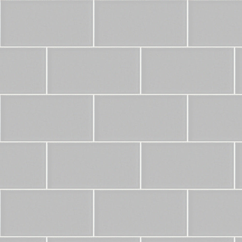 Timeless Soft Gray 3x6 Ceramic Tile close-up