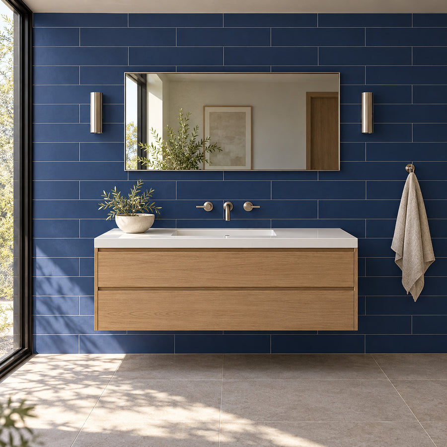 Venice Azul 4x24 Porcelain Tile Matte