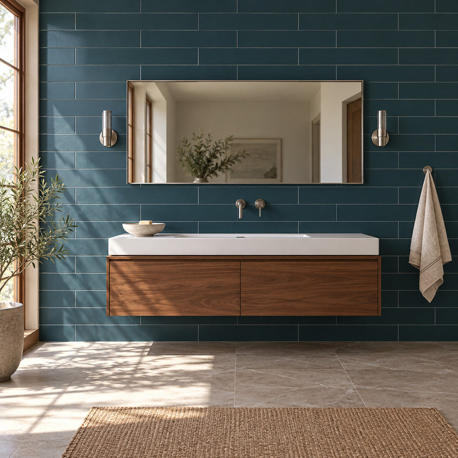 Venice Verde 4x24 Porcelain Tile Matte