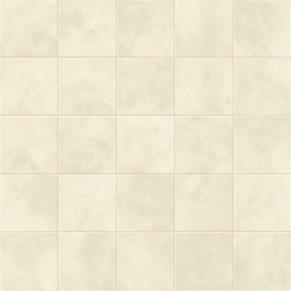 Verde Terra Clay 6x6 matte porcelain installed close-up