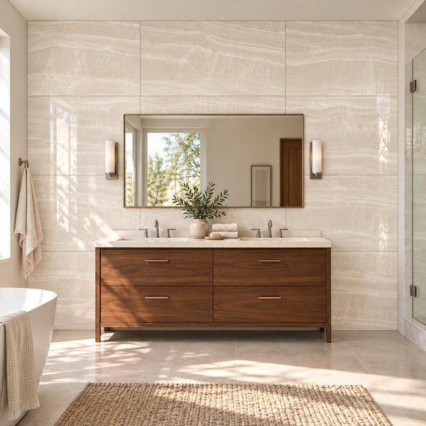 Vesper White PO 24x48 R Porcelain Tile