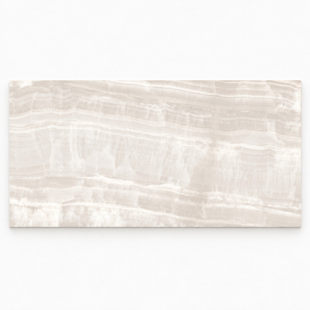 Vesper White 24x48 porcelain tile single piece