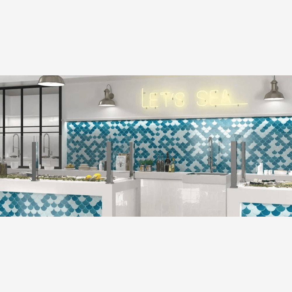Valewyn White 5.8x5.8 Ceramic Tile Bright