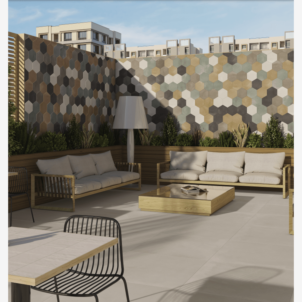 Valewyn White 5.8x5.8 Ceramic Tile Bright