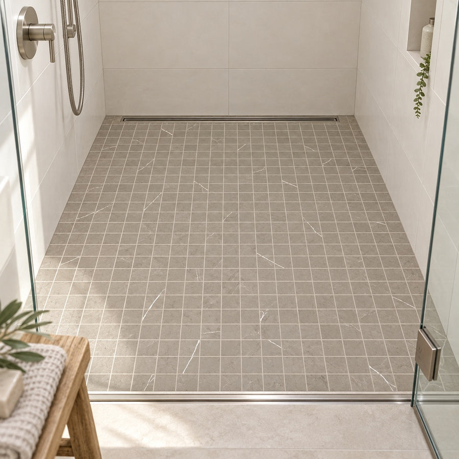 Willow Smoke UP 13x13 Mosaic Porcelain Tile