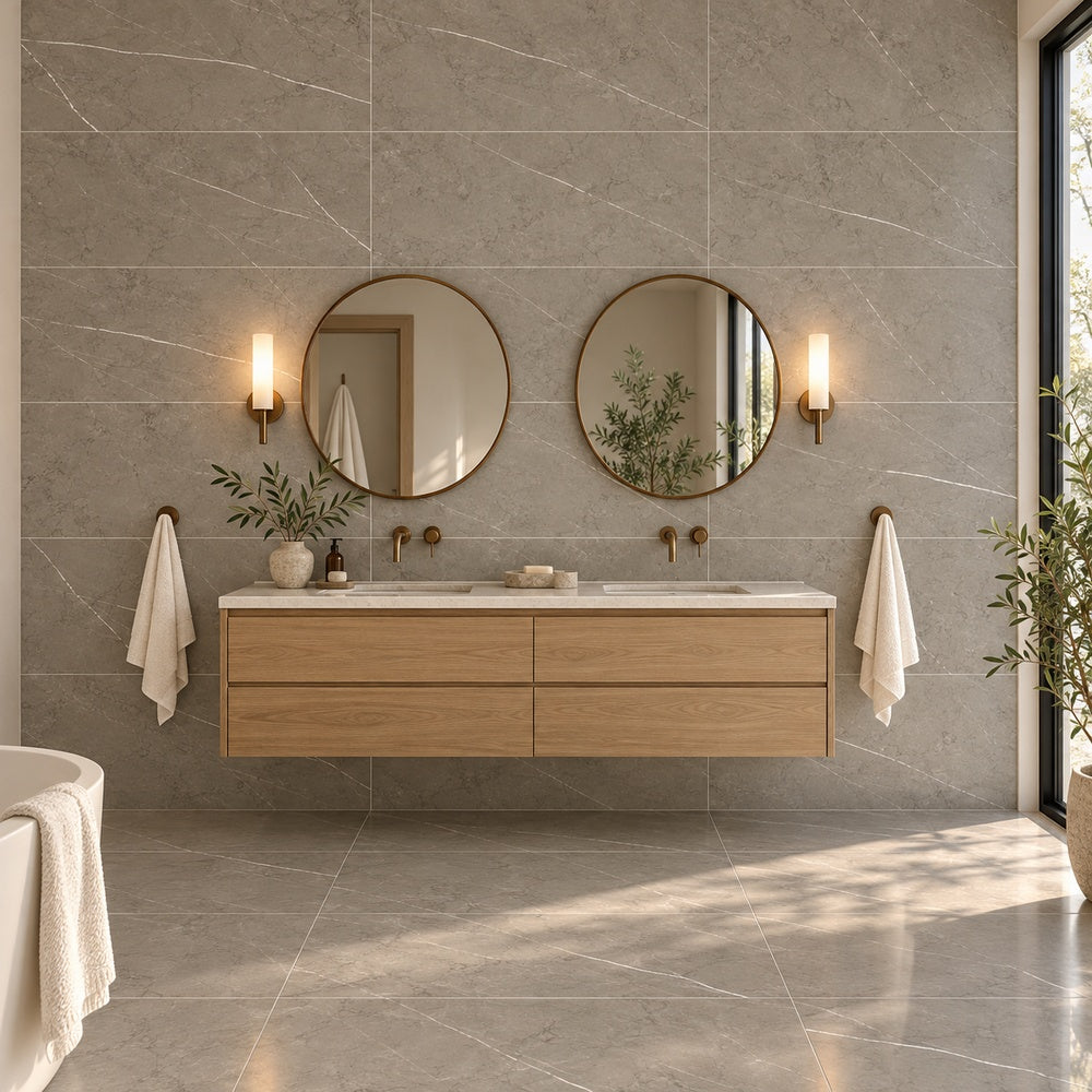 Willow porcelain tile smoke24 room