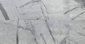 Statuario White 18x18 Polished Marble Field Tile Stone Tilezz 
