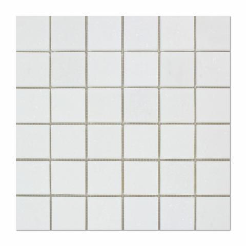Thassos White 2x2 Marble Mosaic Polished/Honed Stone Tilezz 