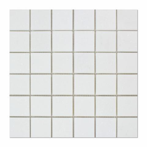 Thassos White 2x2 Marble Mosaic Polished/Honed Stone Tilezz 