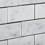 Load image into Gallery viewer, Carrara White Marble 2x4 Mosaic Polished/Honed Stone Tilezz 
