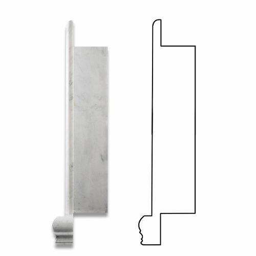 Carrara White Marble Hand-Made Shampoo Niche / Shelf - LARGE Bath Accessories Tilezz 