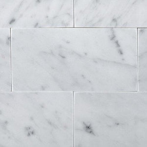 Carrara White Marble 3x6 Subway Tile Polished/Honed Stone Tilezz 