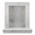 Load image into Gallery viewer, Carrara White Marble Hand-Made Shampoo Niche / Shelf - LARGE Bath Accessories Tilezz 
