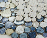 Load image into Gallery viewer, Growing Ocean Porcelain Pebble Mosaic (Pool Rated) Tilezz 
