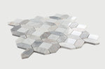 Load image into Gallery viewer, Carrara White &amp; Sky Blue Eclipse Marble Mosaic Tile Stone Tilezz 
