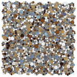 Load image into Gallery viewer, Growing Mango Porcelain Pebble Mosaic (Pool Rated) Tilezz 
