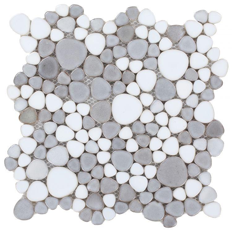 Growing Dusk Porcelain Pebble Mosaic (Pool Rated) Tilezz 