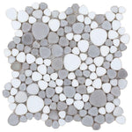 Load image into Gallery viewer, Growing Dusk Porcelain Pebble Mosaic (Pool Rated) Tilezz 
