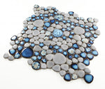 Load image into Gallery viewer, Growing Cielo Porcelain Pebble Mosaic (Pool Rated) Tilezz 
