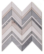 Load image into Gallery viewer, Chevron Series Skyline Marble Mosaic Tilezz 

