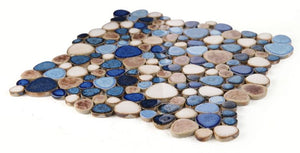 Growing Seaside Porcelain Pebble Mosaic (Pool Rated) Tilezz 