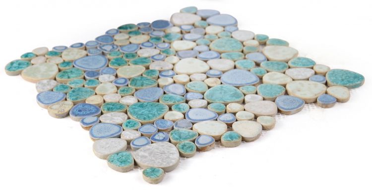 Growing Sea Porcelain Pebble Mosaic (Pool Rated) Tilezz 