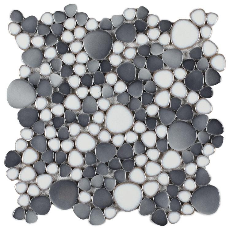 Growing Loft Porcelain Pebble Mosaic (Pool Rated) Tilezz 