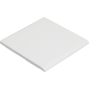 Timeless Ice White 4x4 Surface Bullnose Ceramic Tile